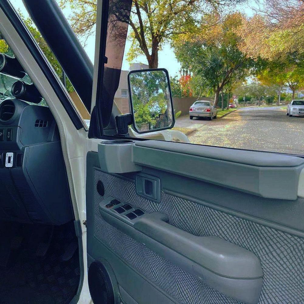 Türarmlehnen-Getränkehalter für Toyota Land Cruiser 70 76 79 Serie FJ70 FJ76 FJ78 FJ79 VDJ70 VDJ76 VDJ78 VDJ79 HZJ75 HZJ79 (2 Stück)