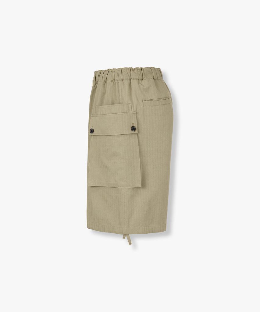STUDIO TOMBOY [Men] Herringbone Cargo Shorts_Beige 9156231115