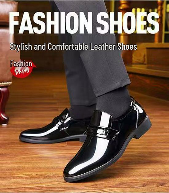 Herren Slipper Formell Schwarz Lederschuhe - Business Casual