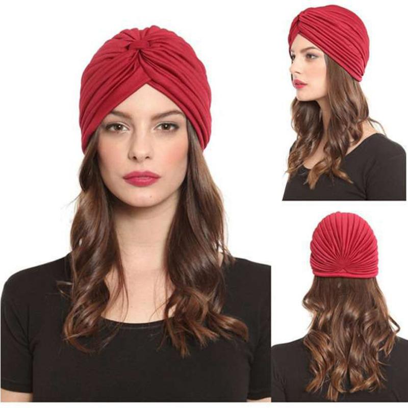 Ethnic Turban Hat Baotou Hat Moon Melon Hat Sleep Cap Chemo Hat Indian Hat