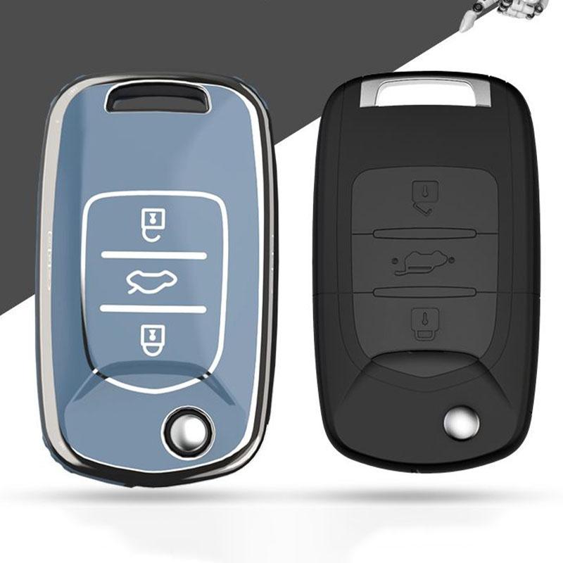 TPU Car Key Cover Holder Shell for Baojun 560 Rs-5 530 630 310 E100 310W 510 730 360 Flip Key Bag Keyless Car Accessories
