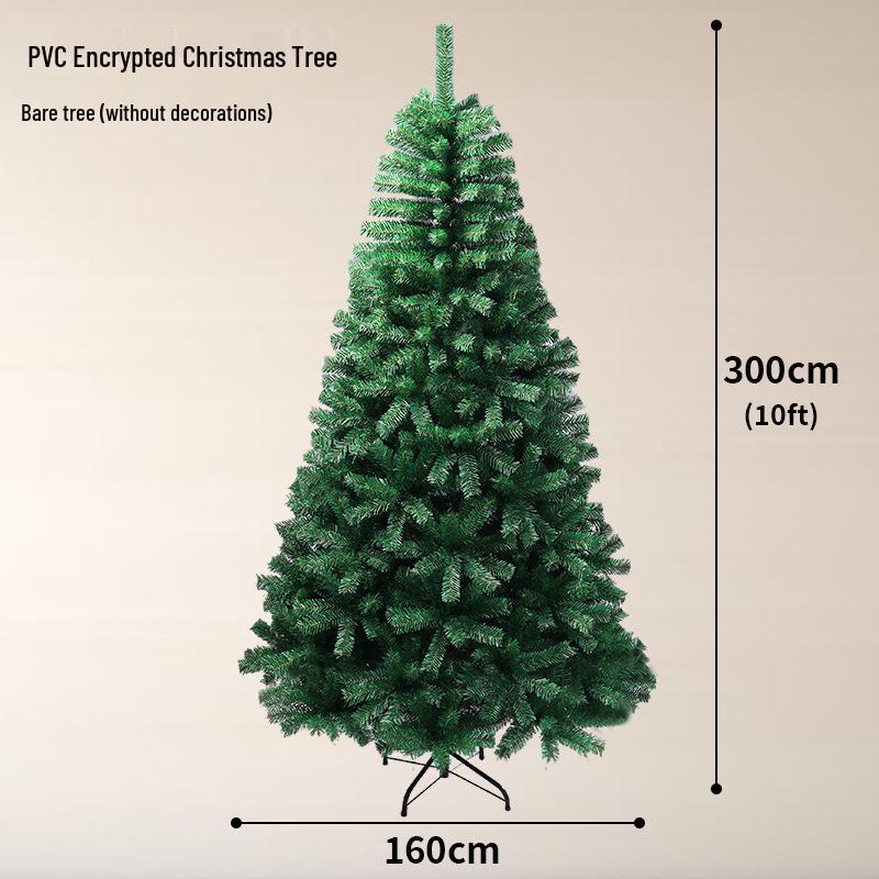 Encrypted PVC Christmas Tree for Hotels, Commercial Spaces, and Supermarkets - Artificial Encrypted PVC Christmas Decoration.