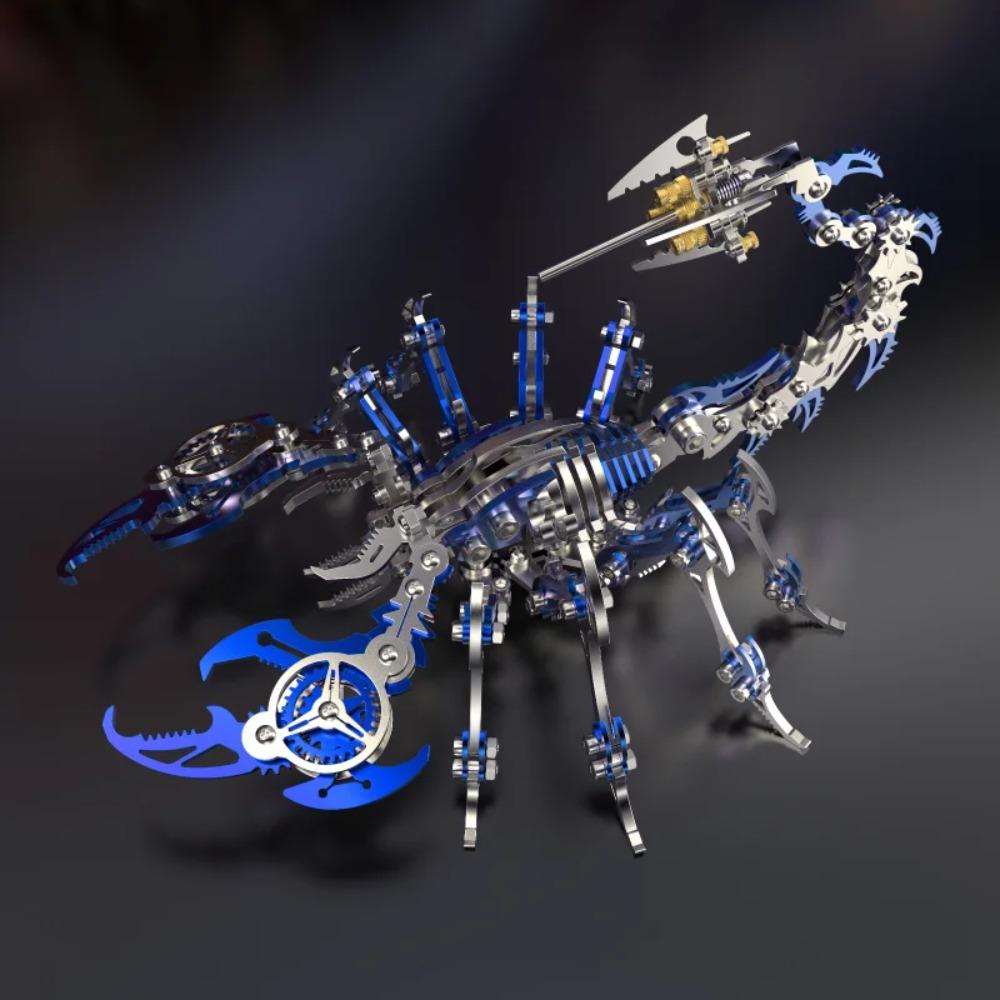 3D Assembly Kit Gifts for Children Anti-Stress Metal Mechanical Insect Animal Puzzles Toys for Adults