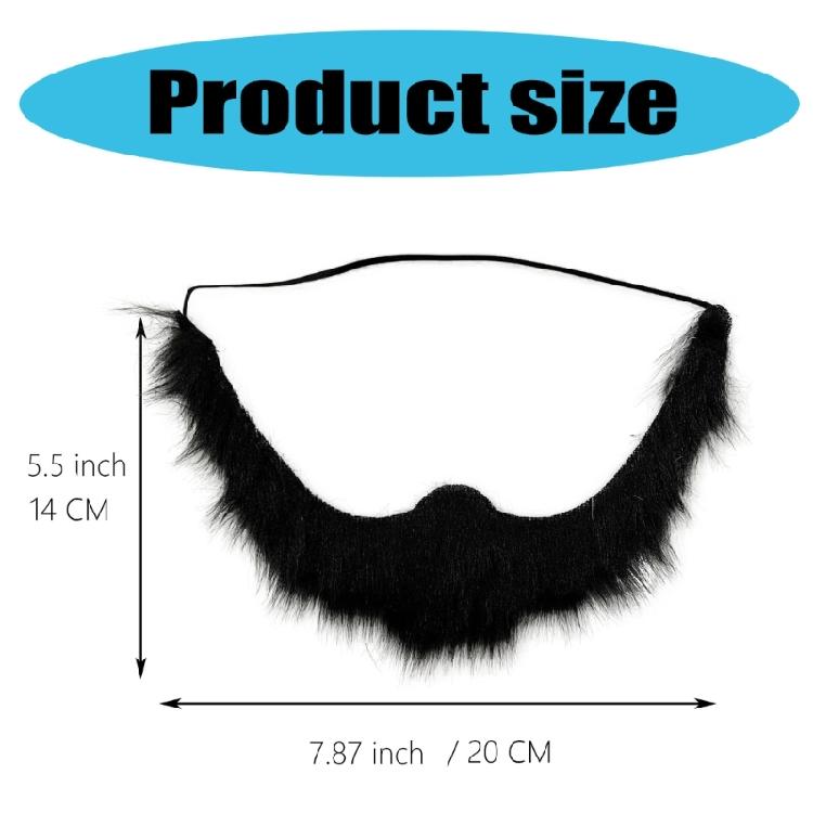 Halloween Beard False Mustache False Beards Old Man Mustache False Whisker Party Supplies for Halloween