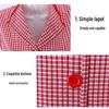 Women's Breathable Cotton Lapel Waistcoat Apron - Cute, Anti-Oil Kitchen Fashion