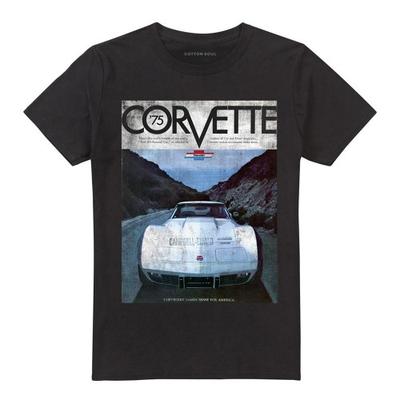 Chevrolet Unisex Adult Corvette 75 Poster T-Shirt