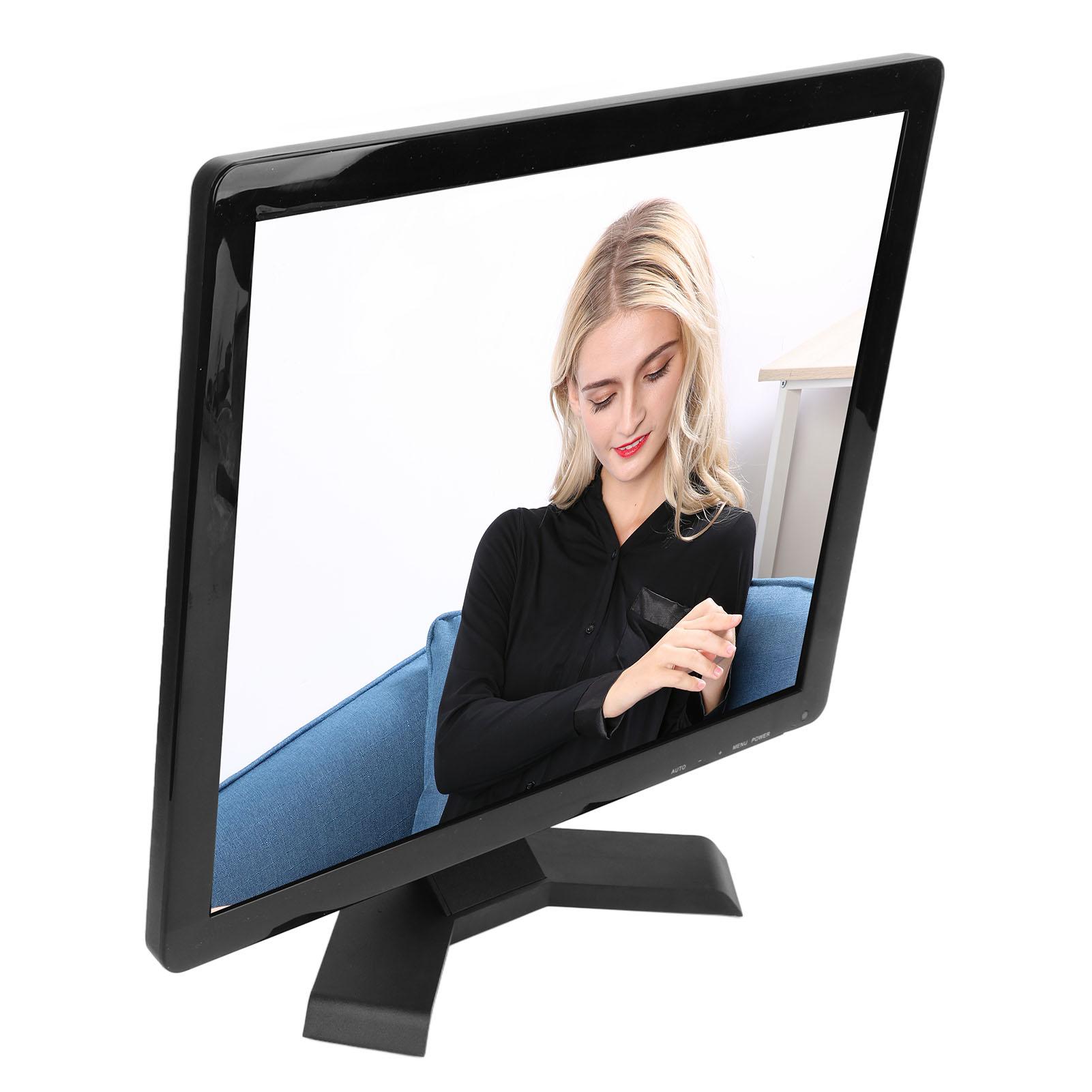 

19-дюймовый TFT ЖК-монитор с VGA HD Мультимедиа AV BNC USB DC Вход Портативный HD ЖК-дисплей для UK Plug