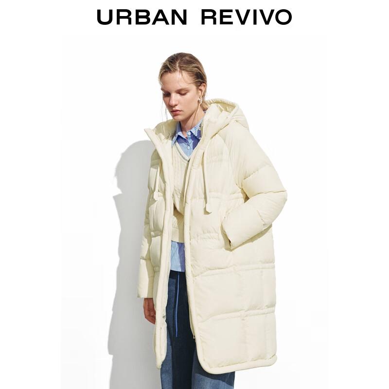 UR 2025 Winter Women's Hooded Loose Down Jacket