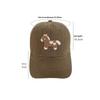 Korean Cute Pony Embroidered Baseball Cap Fashion Versatile Baseball Cap For Women Men