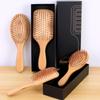 Natural Bamboo Scalp Massage Air Cushion Comb Set