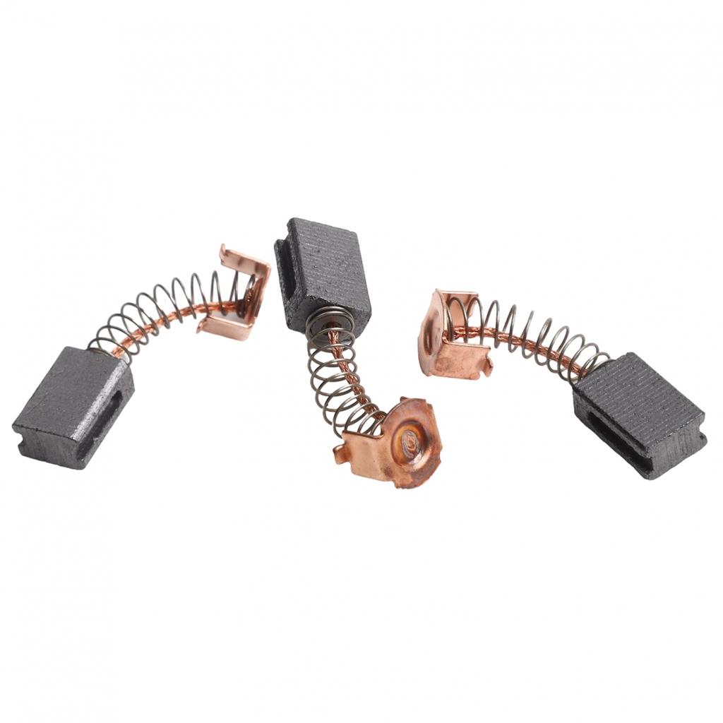 Packung mit 6 Kohlebürsten für Winkelschleifer PAG600 mit Abmessungen 12x8x5mm