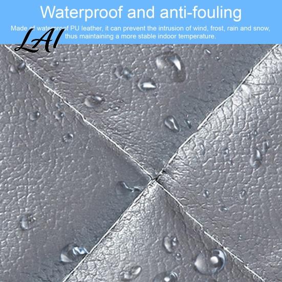 Insulated Door Cover for Winter Magnetic Thermal Curtain Padded with Window Privacy Curtain Bedroom Magnet Closure Windproof Soundproof Living Room