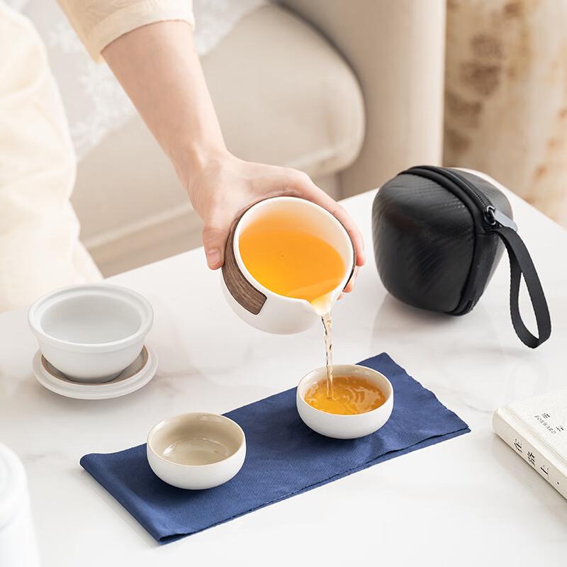 Portable Ceramic Travel Tea Set