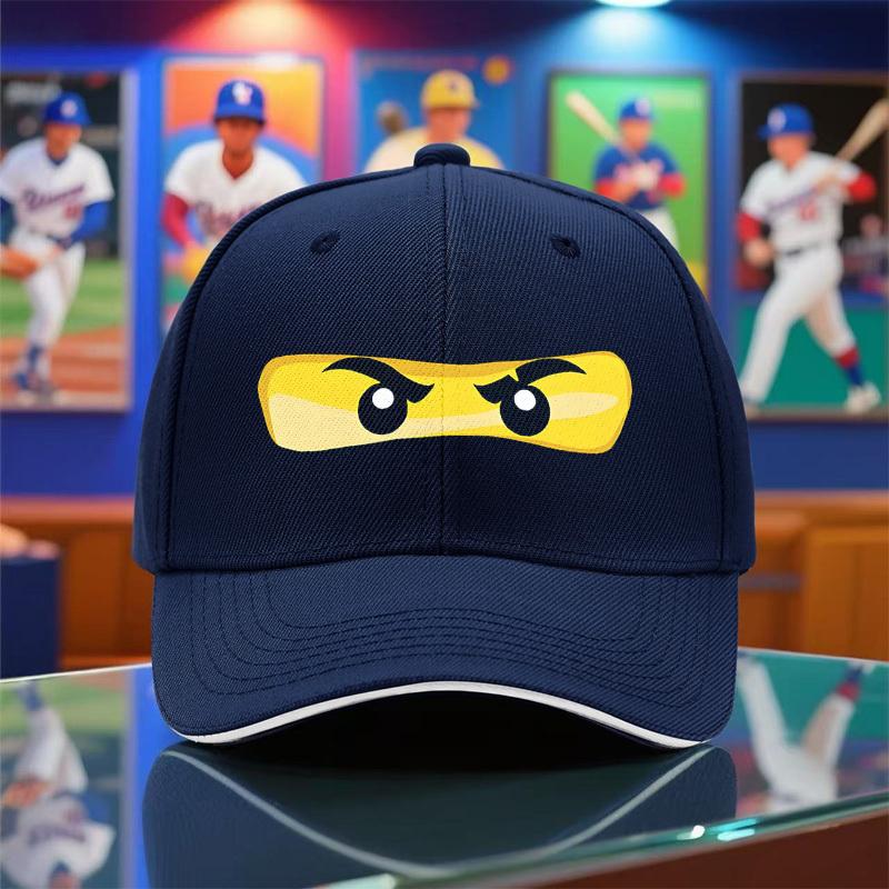 1pc Baseball Cap with Ninja Eyes  Lightweight Breathable Hat for Men  WomenAdjustable Snapback Closurefor Any Season