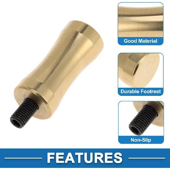 Brass Motorcycle Shifter Footrests Pegs for HARLEY-DAVIDSON 883R Cylinder Shift Foot Rests Peg Footboards Brass Iron 1 Pc