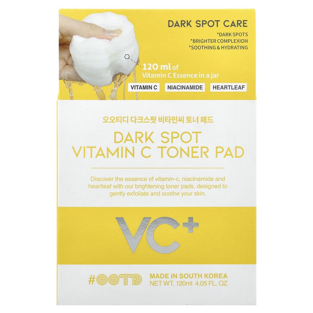 OOTD, Dark Spot Vitamin C Toner Pads, 120ml (4.05 fl oz)
