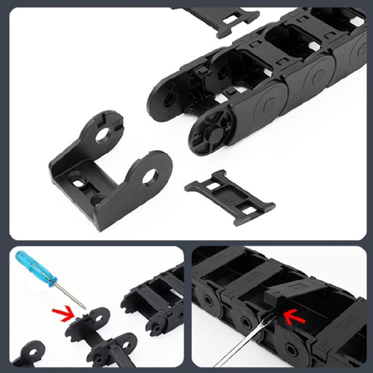 Wear Resistant Nylon Drag Chain Supports Fast Speed Movement Equipment And Robotics