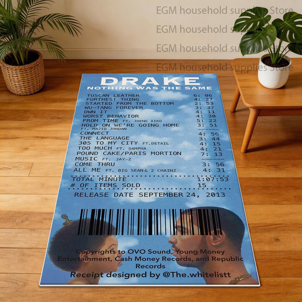Modern Album Rug Art Design Home Decoration Soft Floor Mat Easy Cleaning Living Room Non-slip Customizable Carpets Bedside