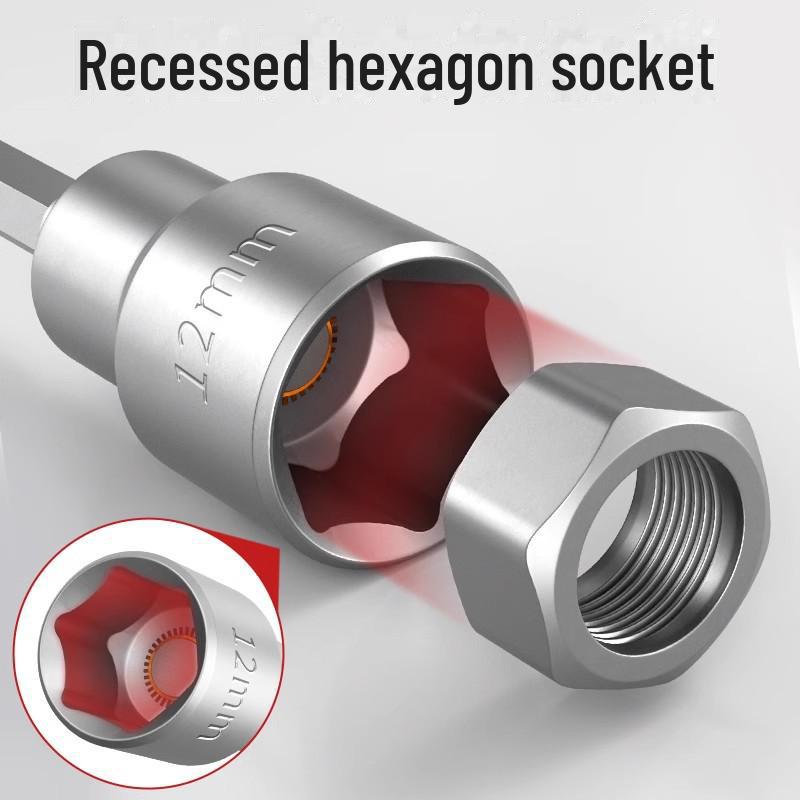 Dane Tools Magnetischer Inbusschlüssel und selbstschneidender Schraubendreher-Bohrersatz