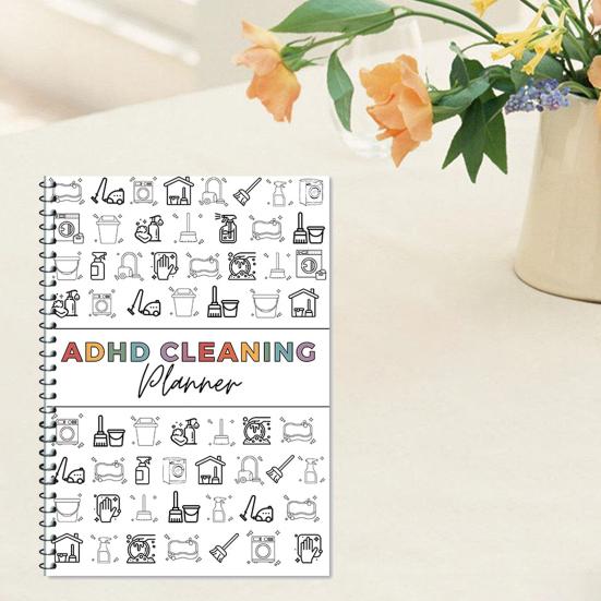 Planner Logbook 12-Month Plant Care/Gardening/Cleaning Notebook Daily Weekly Monthly Schedule Organizer