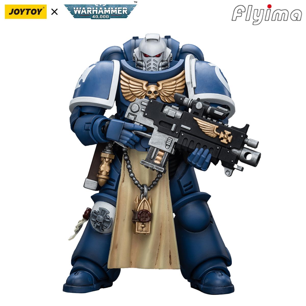 [В НАЛИЧИИ] JOYTOY Warhammer 40K 1/18 Фигурка Ультрамарины Интерцессоры/Кровавые Ангелы/Имперские Кулаки/Космические Волки NPC Модель
