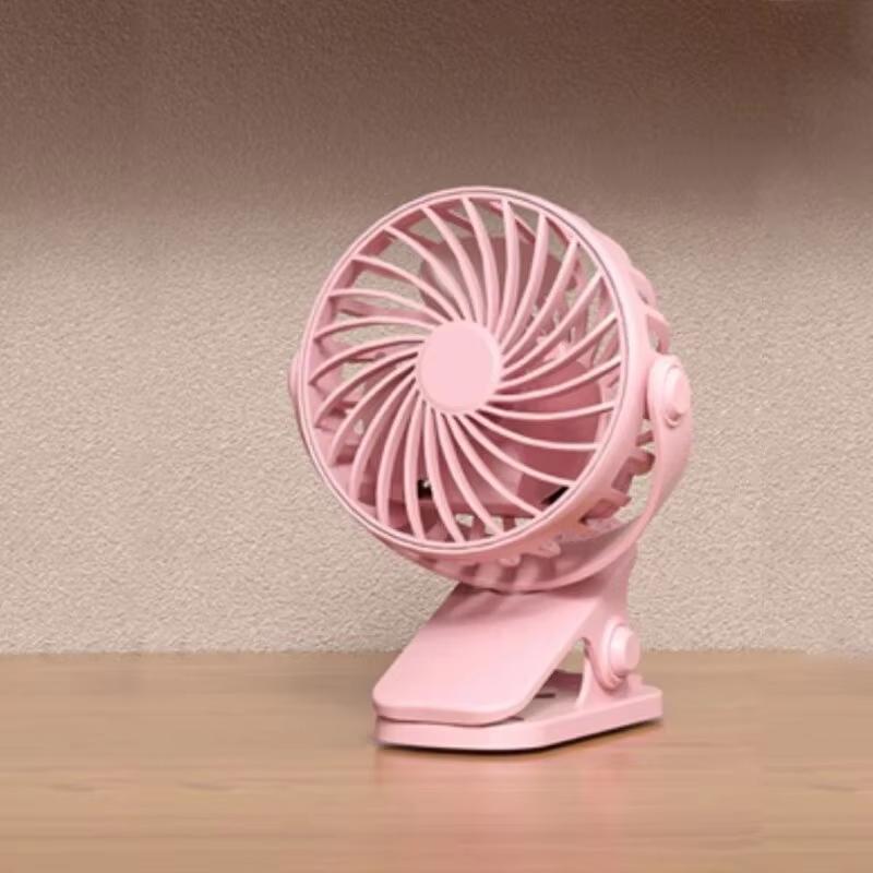 Rechargeable Clip Fan With 720° Rotation, Hanging Design, Night Light, Portable Desk Fan For Office Bedroom Dorm Outdoor