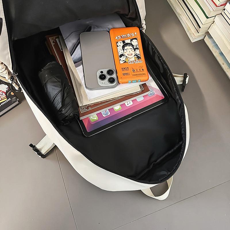 School Bag New High-value Tooling Style Fresh and Simple Backpack Couple Light Travel Large Capacity Backpack