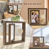 1Pc/2Pcs Rotating Picture Frame Double Sided Rotation Wedding Photo Frame Vertical Display Wedding Presents for Couples Bride
