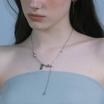 Ball Drop Daily Magnet Necklace_PM25N014SS