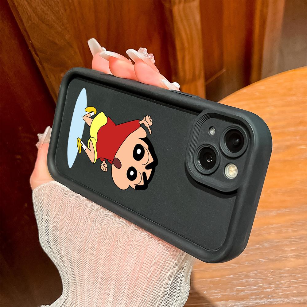 Weiche Silikon-Quadratleitern-Cartoon-Muster Vollständiger Kameraschutz Stoßfeste Hülle für Huawei Honor Xiaomi Redmi Samsung