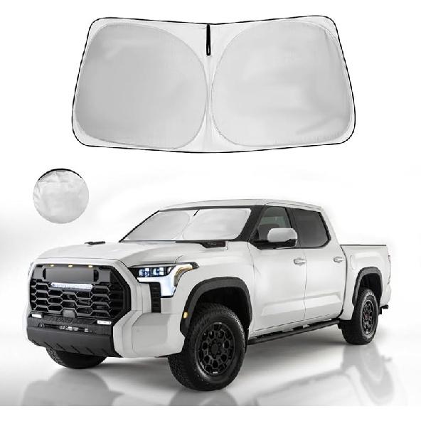Windshield Sun Shade Fit 2025 2024   - Toyota RAV4 Prime LE Hybrid XLE XLE Premium Adventure TRD Off Road Front Window Sunshade Accessories SUV Sun