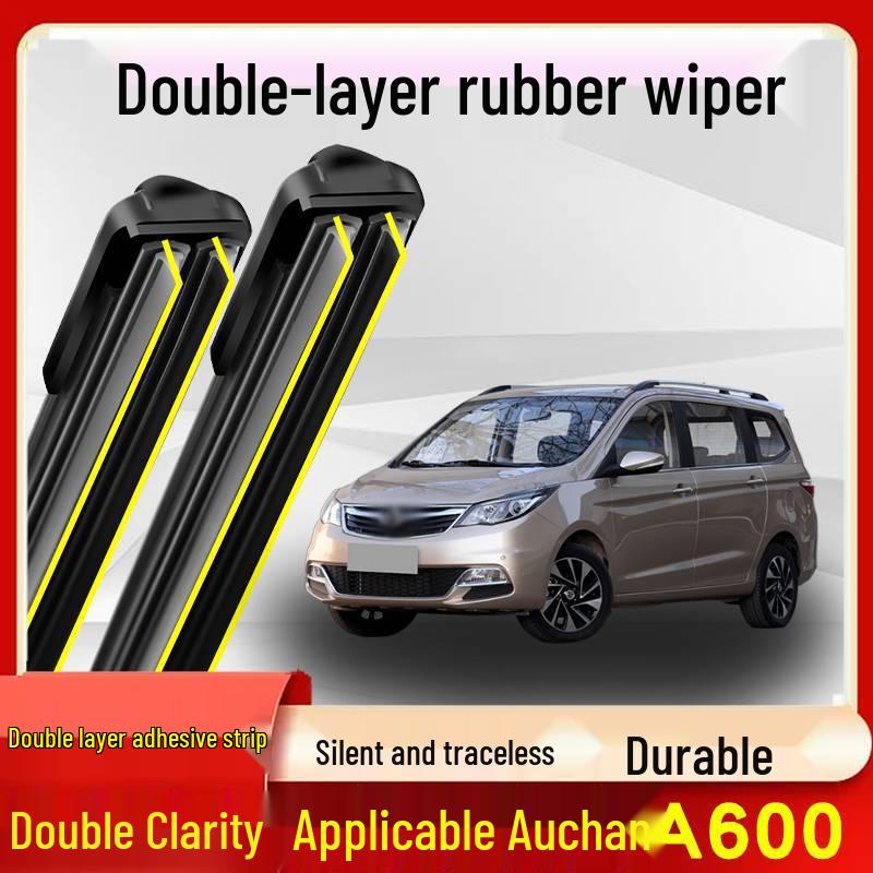 

Бескаркасная двухслойная резиновая щетка стеклоочистителя Oshan A600 Silent для моделей 2016-2019 годов Double-layer rear wiper, one