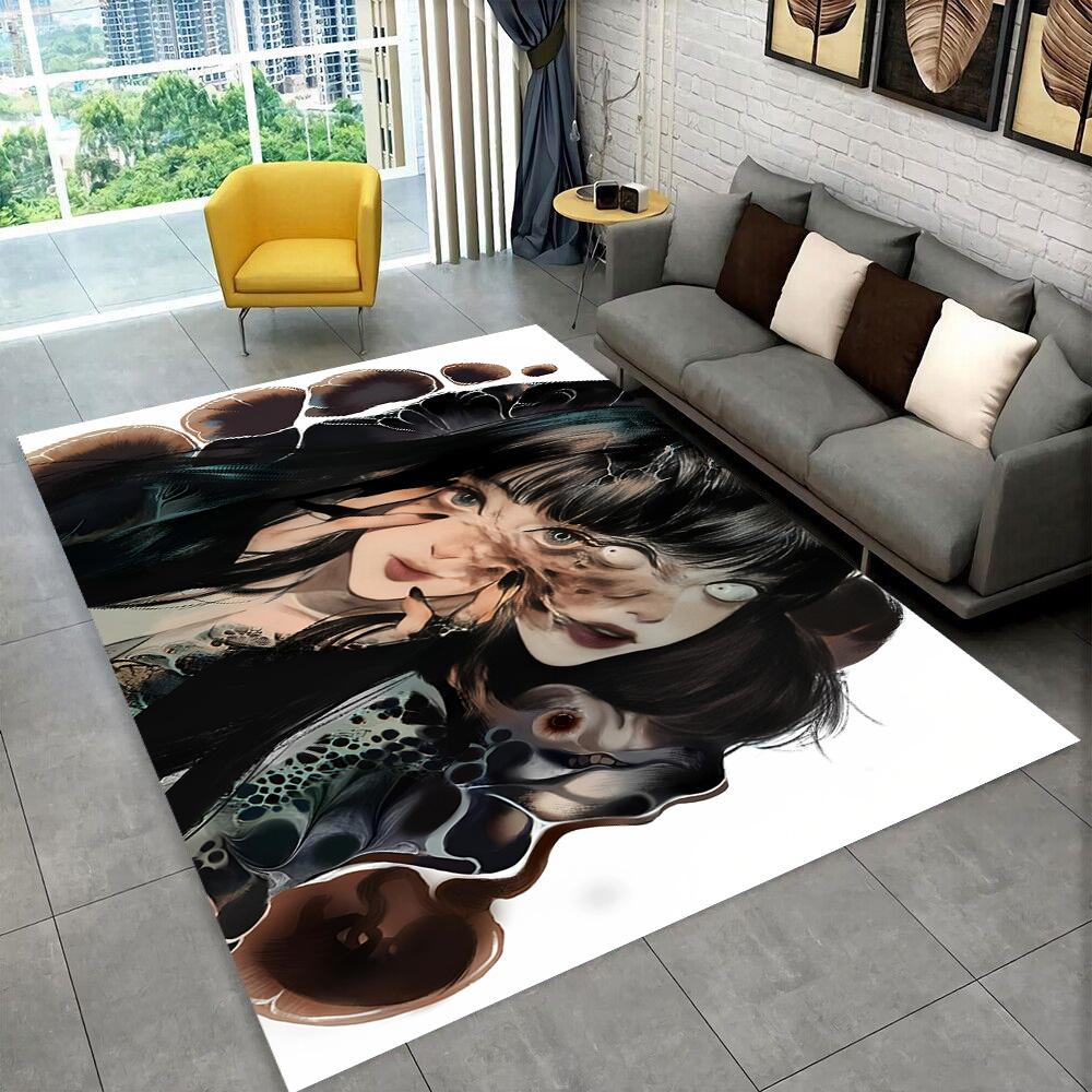 Horror Ito Tomie Kawakami Duch Kreskówkowy Dywanik Dywan do Salonu Sypialni Wystrój Domu, Dekoracja na Sofę Wycieraczka