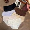 Ladies Summer Sexy Lace 10A Antibacterial No Trace Low Waist Breathable Briefs