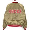 STARTER 90's USA Made NFL 49ers Stadium Jacket Jacket L Red X brownUsed