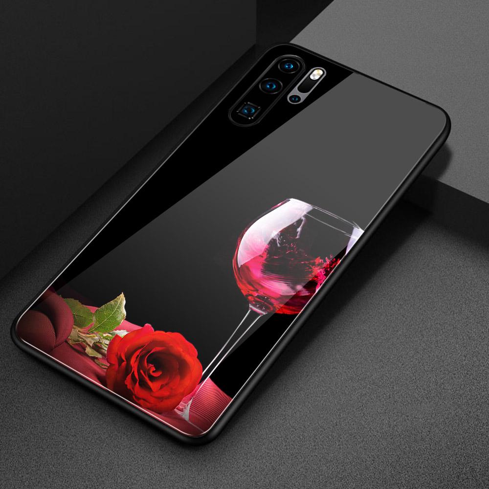 Чехол для Huawei mate 20x, стеклянный чехол nova 5e, чехол Rose для Huawei mate 9 10 20 pro 20x lite RS Nova 3 3i 3e 4 4e 5i Y9 2019 mate 9