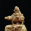 Premium Feng Shui Lao Tzu Riding Bull Wooden Statue, A Beacon of Taoist Wisdom and Chinese Mythology