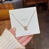 Korean 18K Gold Titanium Steel Women's Clavicle Necklace - Versatile, High-End, Non-Fading Temperament Choker.