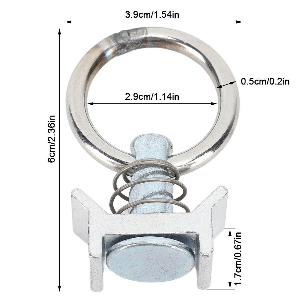 6pcs Versatile Single Stud Fitting Durable Stud Tie Down Anchor Cargo Control Fitting  Construction