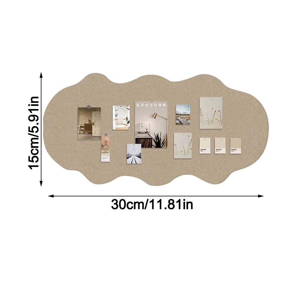 Self-adhesive Photo Wall Sticker Easy to install No-drill Felt Board Display Background Living Room Bedroom Desk Decoration