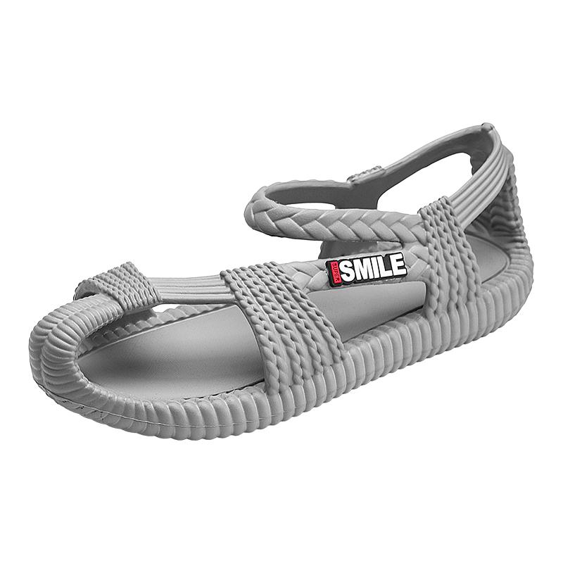 Fashion Fashionable men's casual flat sandals plus size light and comfortable non-slip outdoor beach slippers walking men's shoes