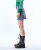 Pillogeulaem Berry Perry Pigment Navy Skirt