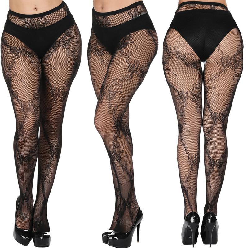 Grote Maten Vrouwen Visnet Kousen Vrouwen Bodystocking Sexy Lingerie Dames Erotische Lingerie Sex Body Kousen Van Grote Maat Strak