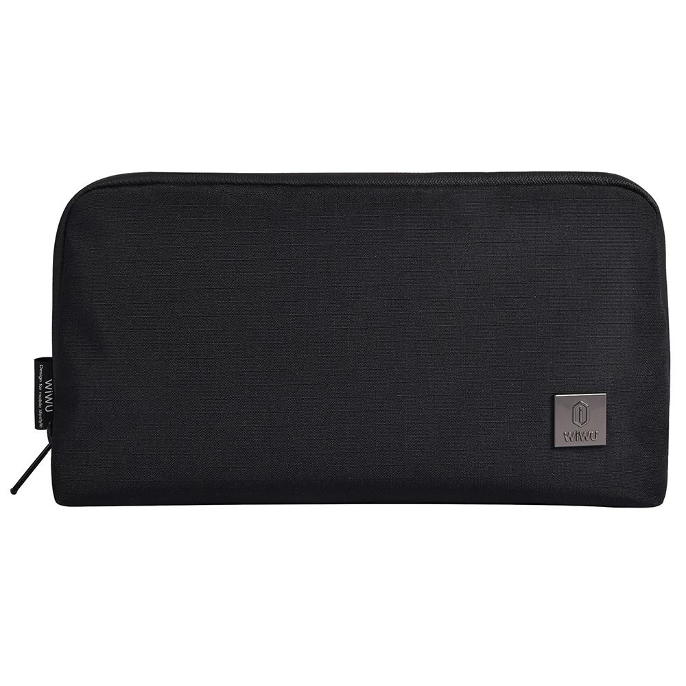 

WIWU Alpha Waterproof Polyester Storage Bag Pouch for Pen. Cell Phone, Cable, Wall Charger A