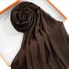 Solid Color Chiffon Scarf Breathable Simple Casual Shawl Hijab Windproof Sunscreen Head Wrap for Women Women Abaya Accessories