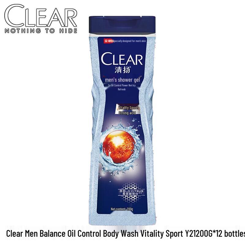 Clear Active Sport Oil Control Shower Gel