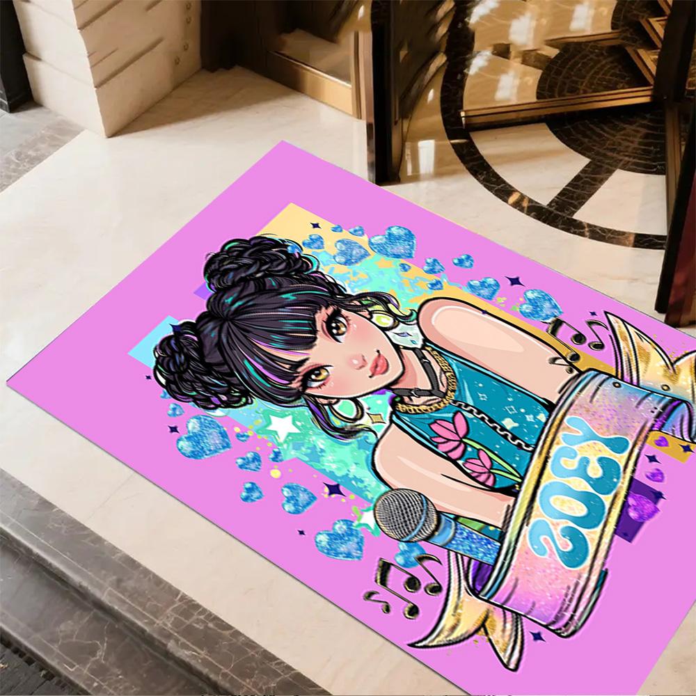 Huntress Power Unite Floor Rug Office Rug Design for Kitchen Hallway Entryway Balcony Antislip Carpet Decorate Offices