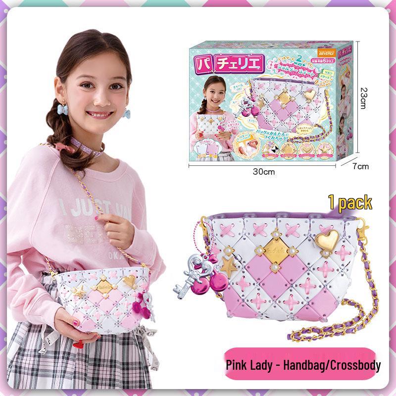 Handmade Japanese Puzzle DIY Bag for Girls (Ages 3-9) - Educational Toy & Birthday Gift