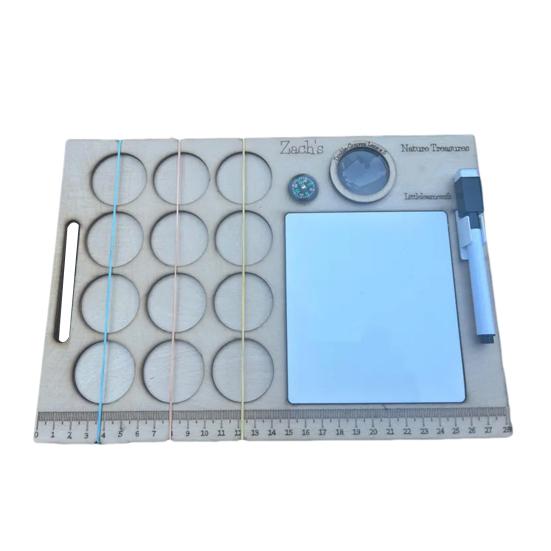 

Yousheng Nature Scavenger Hunt Board с лупой, компасом, линейкой, детская студенческая деревянная доска для поиска, инструменты для исследования природы на открытом воздухе 1 Set