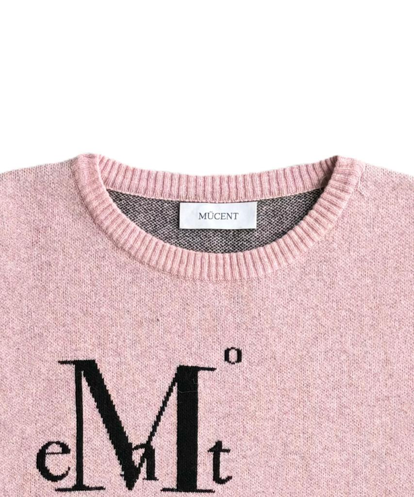 Mucent Sudbury Big Logo Lettering Jacquard Knit (Unisex)